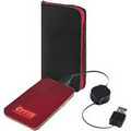 Red Light Up Mouse with Zippered Pouch